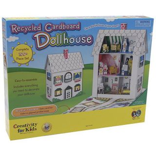 Recycled Cardboard Dollhouse 100 piece Kit