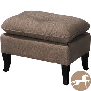Christopher Knight Home Loma Grey Brown Fabric Ottoman Today $84.99 3