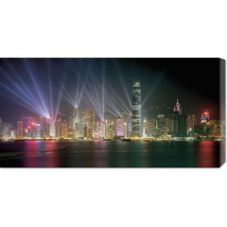 of Lights, Hong Kong Stretched Canvas Today $106.99