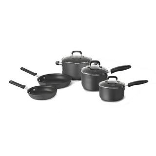 Calphalon 8 Piece Hard Anodized Nonstick Cookware Pots Pans Set