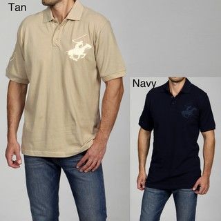 Beverly Hills Polo Club Mens Solid Polo