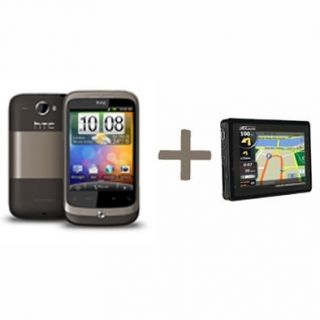 HTC Buzz Wildfire Marron + GPS France   Achat / Vente PACK ET