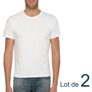 TORRENTE COUTURE Redford T Shirt X 2 H Blanc   Achat / Vente T SHIRT