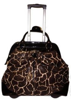 Giraffe Print Trolley Bag Clothing