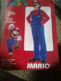 Super Mario Bros. Halloween Costume Boys Kids Size Xl (14