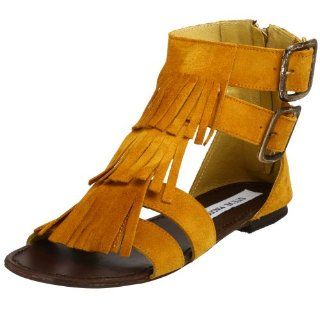 com Steve Madden Womens Hippster Gladiator Sandal,Mustard,5 M Shoes