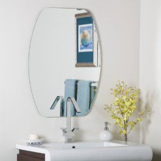 Frameless Oval Bathroom and Wall Mirror   572582 Patio