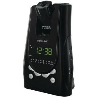 Magnasonic MAG MM171K AM/FM Projection Alarm Clock Radio