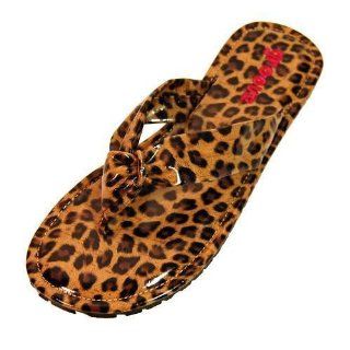 Leopard Print Flip Flop Sandal Size 7 Shoes