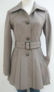 Guess Belted Wool Coat, Jacket, Taupe, Small, Mw189