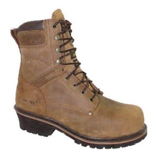 Broad Steel Toe Super Logger Boot 9in Brown Today $113.95
