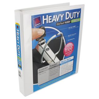 Avery Heavy Duty One Touch EZD 1 inch White View Binder