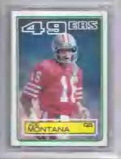 Joe Montana 1983 Topps Card #169