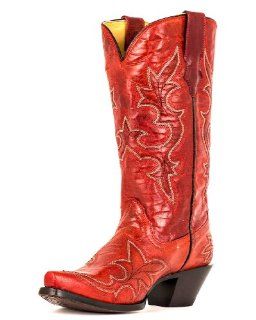 Corral Womens Desert Red Goat Leather Boot   R1952 Shoes