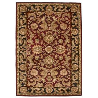 Hand tufted Rano Red Oriental Wool Rug (8 x 106)