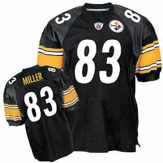 Pittsburgh Steelers 83 Heath Miller Black NFL Jerseys