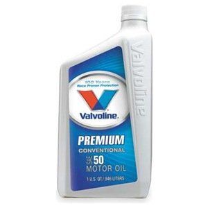 Valvoline VV171 Premium Conventional SAE 50 Motor Oil, 1 Quart   Case