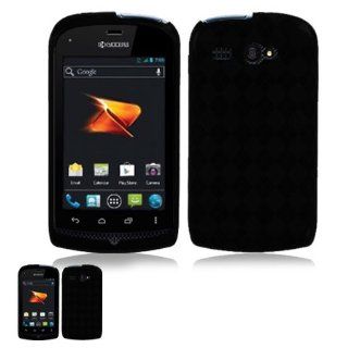 Kyocera Hydro C5170 Black Crystal Skin Case Cell Phones