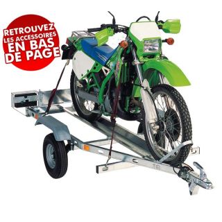 Remorque moto en kit Erka Mono Rail   Achat / Vente REMORQUE Remorque