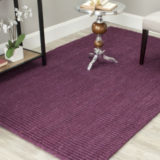 Hand woven Weaves Purple Fine Sisal Rug (8 x 10) Today $295.59 Sale