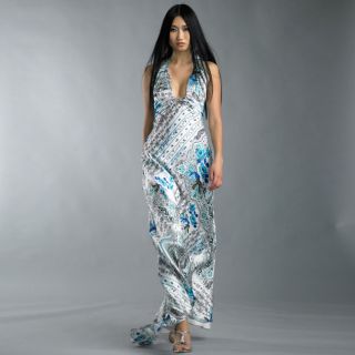 New York Womens Silk Printed Halter Gown Today $108.99
