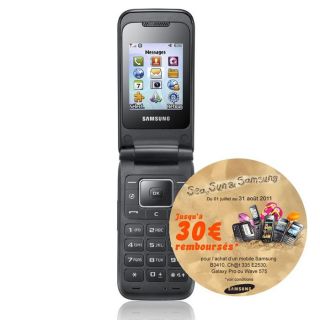 SAMSUNG SGH E2530 Noir   Achat / Vente TELEPHONE PORTABLE SAMSUNG SGH