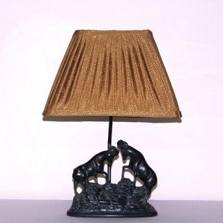 Dark Bronze 1 light Dueling Rams Table Lamp Today $70.99 Sale $63.89