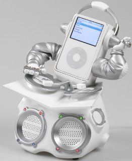 KNG FUNKit DJ Animated Speaker System for iPod (Silver