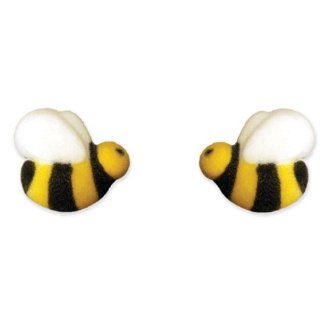Bee Shaped Sugar Decorations, 176 pcs Grocery & Gourmet