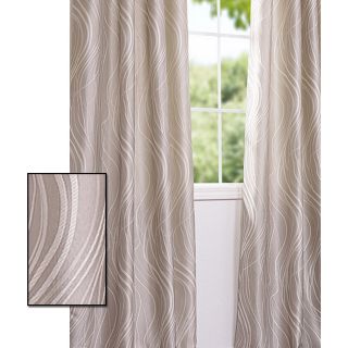 Textured Sand Dune Faux Silk 118 inch Curtain Panel