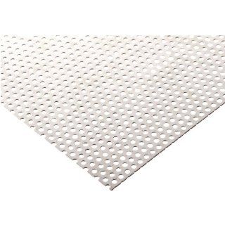 Stainless Steel 316L Perforated Sheet, ASTM A 176 99, Staggered 3/32