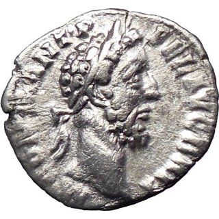 Commodus Nude gladiator 177AD Silver Ancient Roman Coin