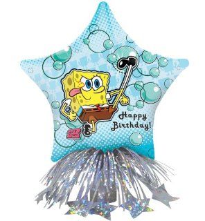 SpongeBob Birthday Star Balloon Centerpiece (Blue) Party