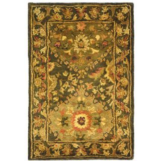 Handmade Tabriz Olive Wool Rug (2 x 3) Today $24.99 Sale $22.49