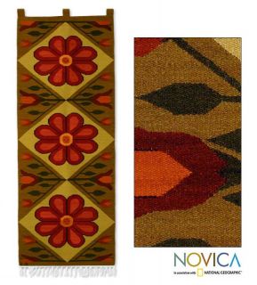Wool Beautiful Andean Flower Tapestry (Peru) Today $119.99 5.0 (1