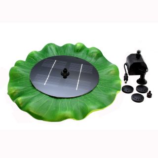 Solar Floating Lily Fountain Day Running Today $53.99