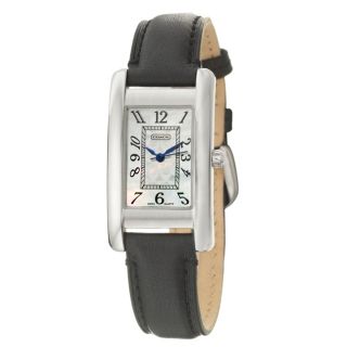 Coach Lexington Womens White Mother of Pearl Dial Leather Watch