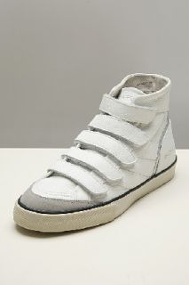 Energie  Okete White Velcro Sneaker for men