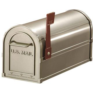 Salsbury Nickel Heavy duty Rural Mailbox Today $92.99 3.8 (8 reviews