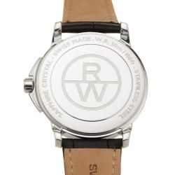 Raymond Weil Mens Tradition Stainless Steel and Leather Quartz
