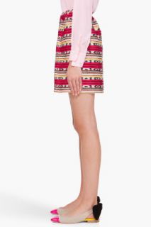 CARVEN Striped Jacquard Skirt for women