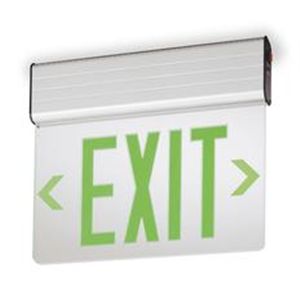 Lithonia EDG 1 G 120/277 Exit Sign, 3.0W, Green