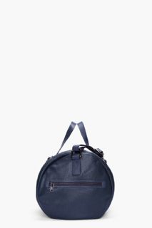 Marc By Marc Jacobs Navy Simple Leather Duffle Bag for men