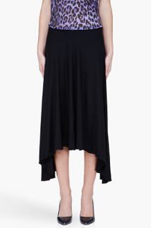 See by Chloé Black Long Butterfly Hem Skirt for women