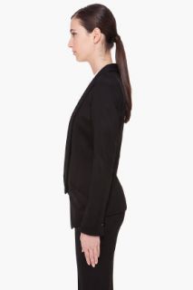 Barbara Bui Black Padded Shoulder Blazer for women