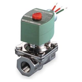 Red Hat 8210G087 Solenoid Valve, 2 Way, NC, SS, 1/2 In