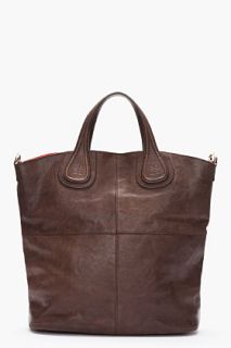 Givenchy Chocolate Brown Nightingale Zanzi Shopper for women