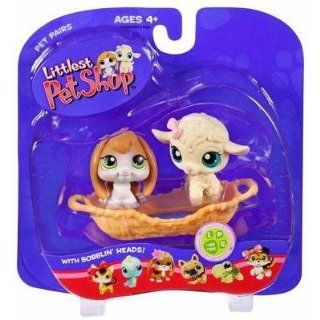  Lamb & Bunny Pet Pairs   Littlest Pet Shop #185 #186 Toys & Games