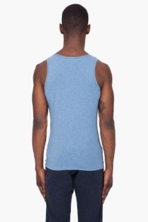 Diesel Blue Umtk Zac Tank Top for men