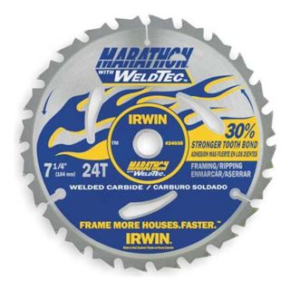 Marathon 14035 Crclr Saw Bld, Crbde, 7 1/4 In, 24 Teeth